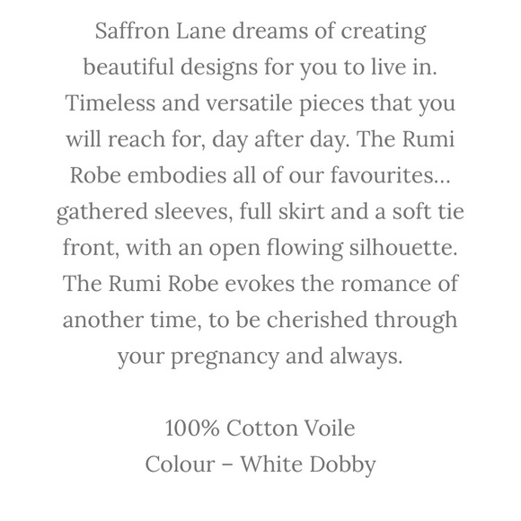 Stunning and feminine maternity Saffron Lane robe dress size S/M - Picture 7 of 10